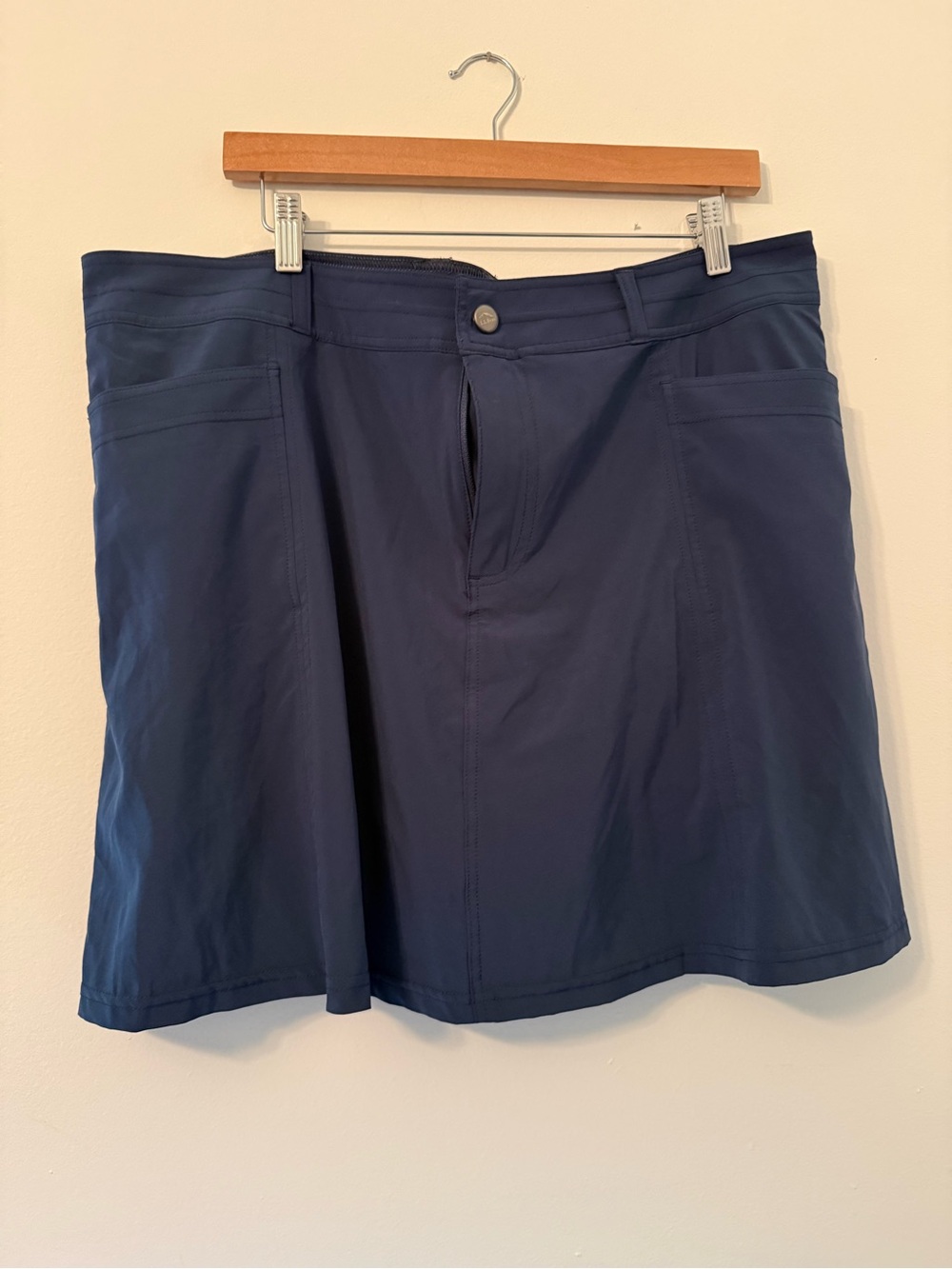 L.L. Bean Navy Performance A-Line Skort